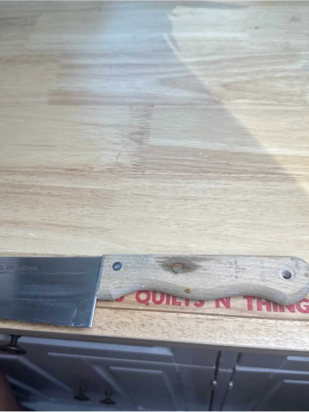Vintage chef’s collection, stainless steel Japan cook knife 13”